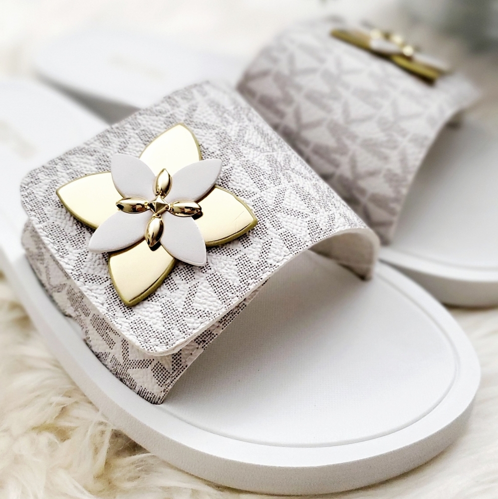 Michael Kors Summer Slide Sandals - Picture 5 of 9